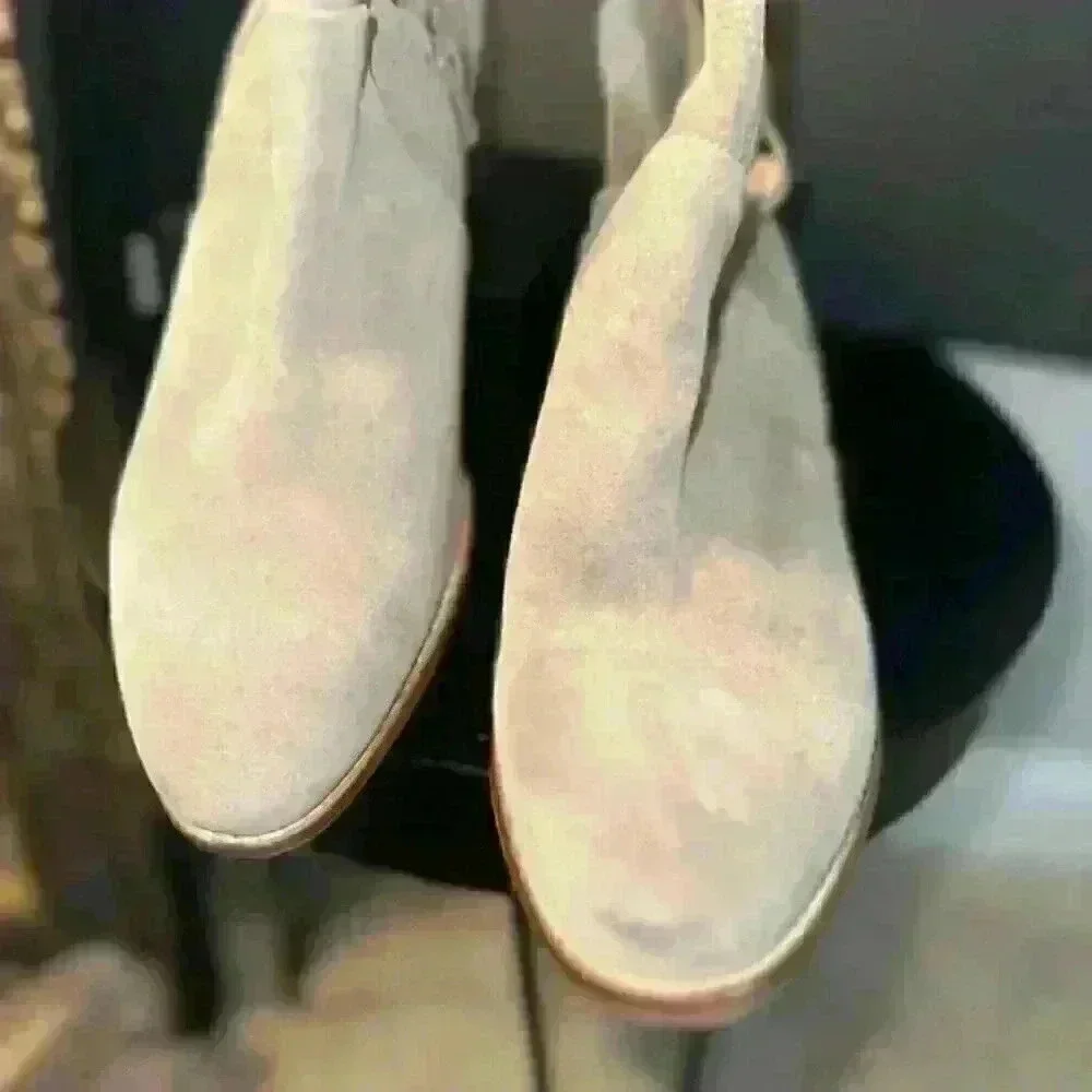 Suede booties - NWT - Never‎ Worn